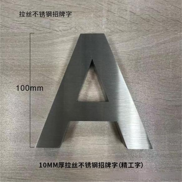 Signboard characters